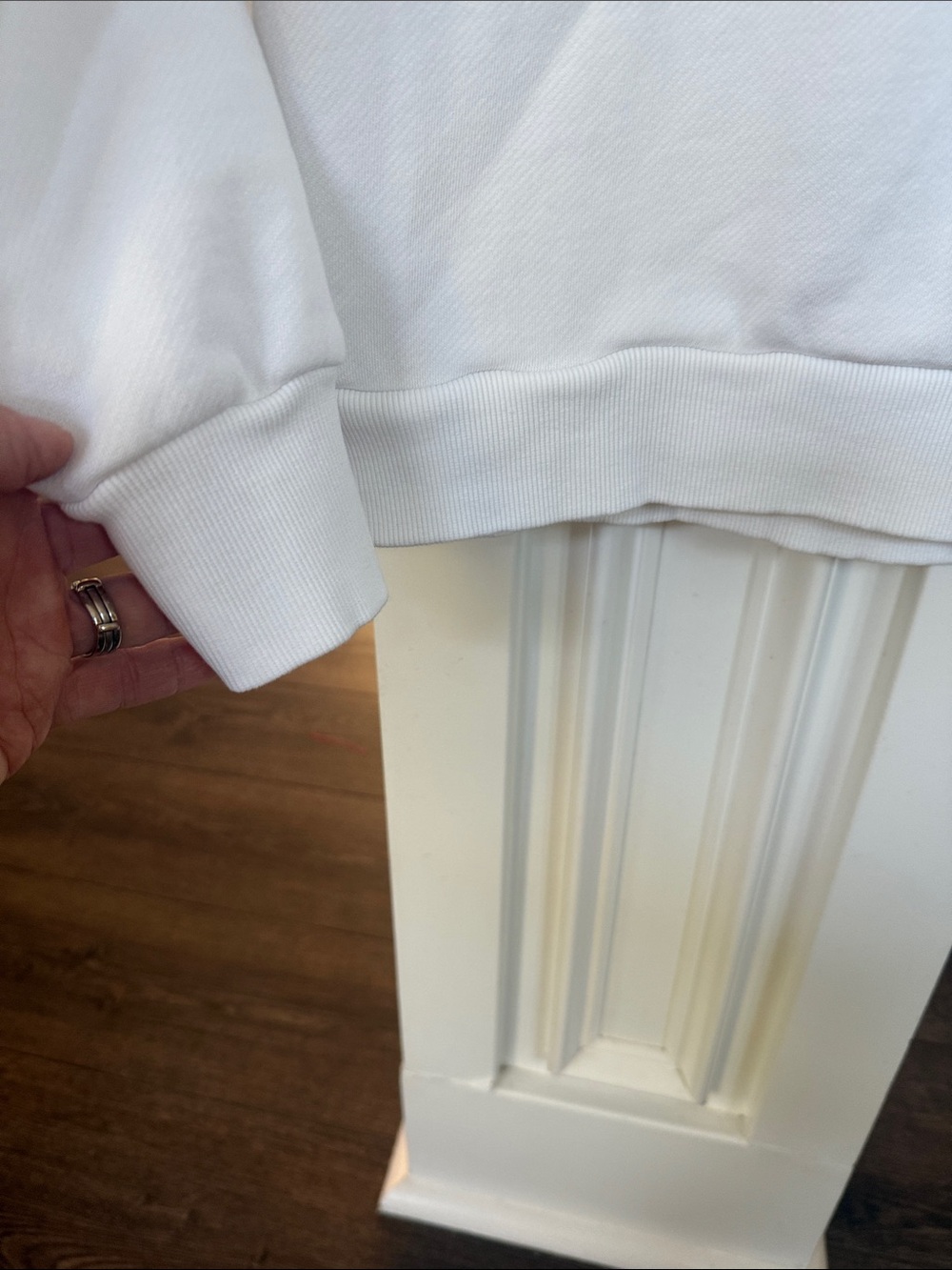 Universal Thread Like New Soft V Neck Women's White Sweatshirt XXL - Picture 10 of 10